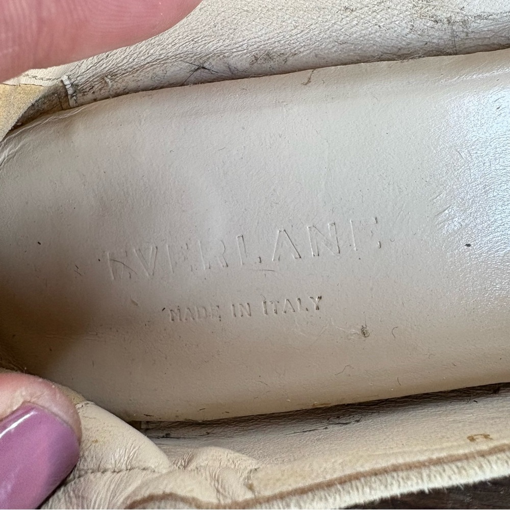 Everlane Tan Suede Day Heel - Picture 10 of 12